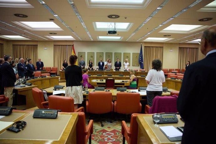 Vista de la Diputación Permanente en el Congreso de los Diputados, a 27 de agosto de 2024, en Madrid (España). La Diputación Permanente del Congreso decide hoy si cita al presidente del Gobierno a comparecer ante la Cámara baja para rendir cuentas por la 