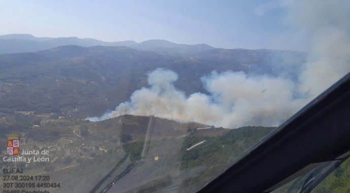 Incendio nivel 1 en El Raso (Ávila)