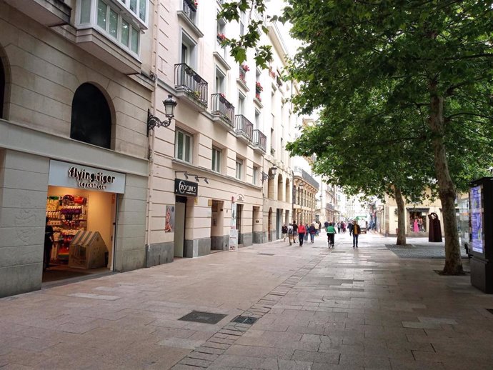 Zona comercial en Vitoria