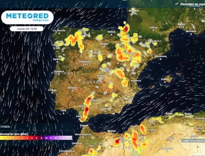 La primera quincena de septiembre tendrá más lluvias en casi toda la Península y podría haber DANAS, según Meteored.