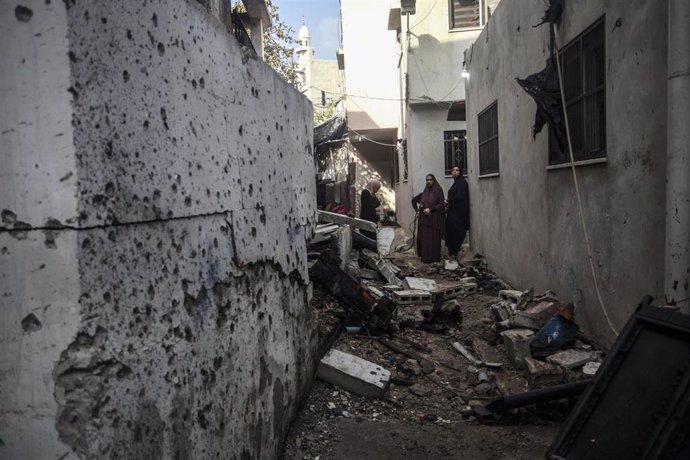 El campamento de refugiados de Nur Shams, en Tulkarem (Cisjordania), después de una operación del Ejército de Israel