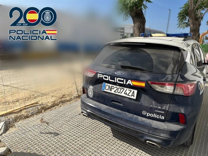 Vehículo de la Policía Nacional.