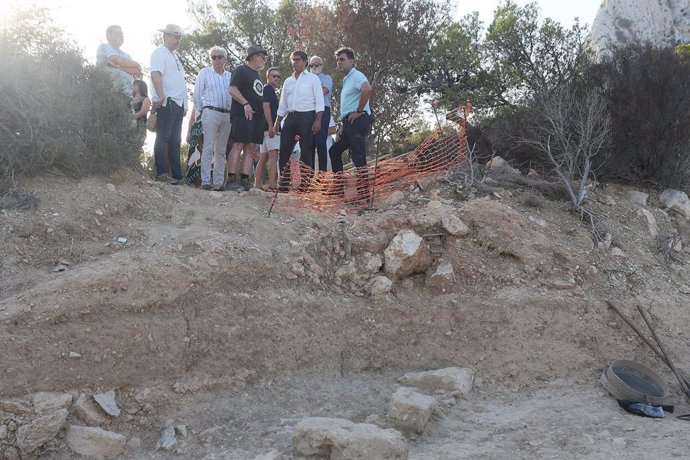 Visita al yacimiento de la Pobla d'Ifac