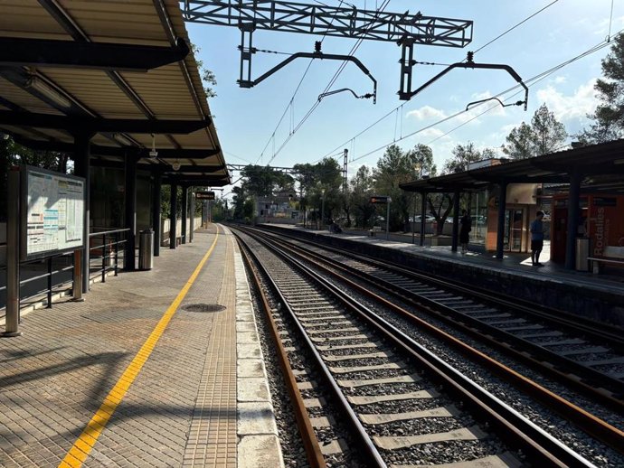 La estación de Gelida (Barcelona) después de las obras para mejorar su accesibilidad