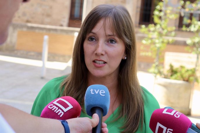 La secretaria segunda de la mesa de las Cortes de Castilla-La Mancha y diputada regional del PP-CLM, Tania Andicoberry.