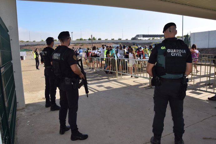 Archivo - Dispositivo seguridad Gran Premio de Aragón de Moto GP, en el circuito de Motorland.