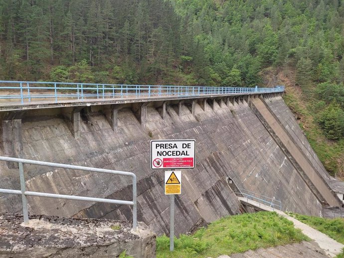 Archivo - Presa de Nocedal, en Güeñes (Bizkaia)