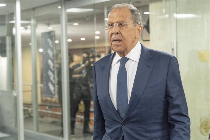 Archivo - Sergei Lavrov, ministro de Exteriores de Rusia