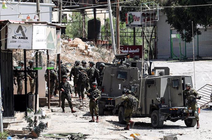 El Ejército de Israel en Tubas (Cisjordania)