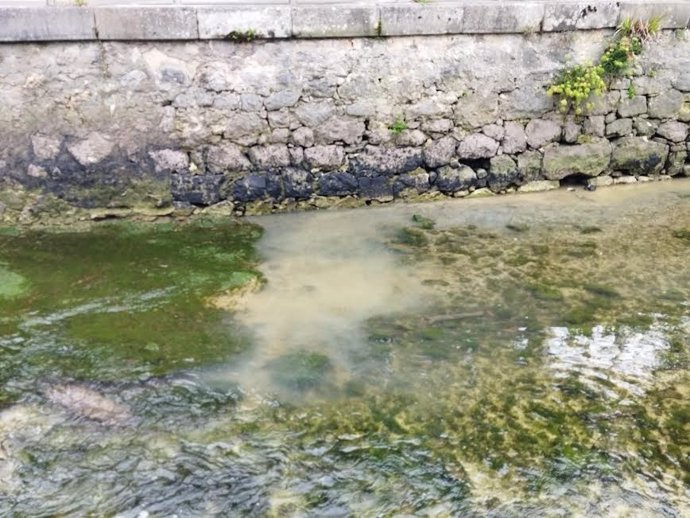 Vertido en Llanes