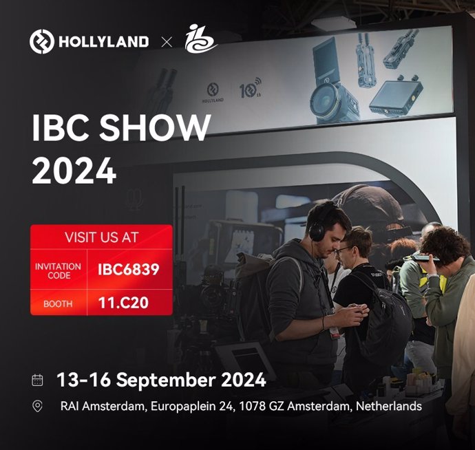 Hollyland’s Audiovisual Production Ecosystem on Show at IBC 2024