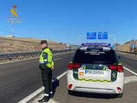 Un camionero resulta erido grave un camionero tras volcar con un trailer en la A-4 a la altura de Villafranca de Córdoba