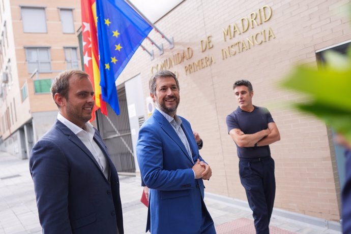 El consejero de Presidencia, Justicia y Administración Local de la Comunidad de Madrid, Miguel Ángel García Martín, visita el nuevo juzgado de primera instancia e instrucción de Arganda