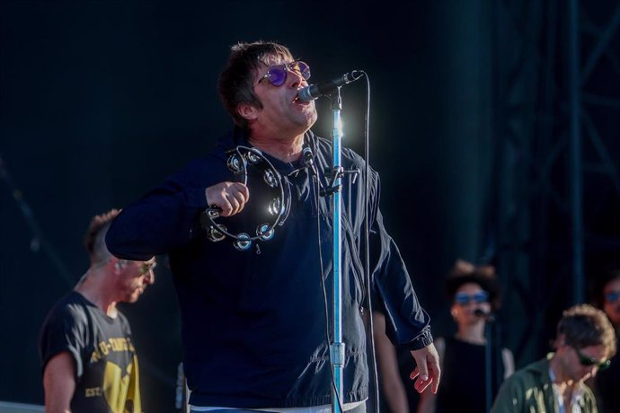 Archivo - El cantante Liam Gallagher durante una actuación