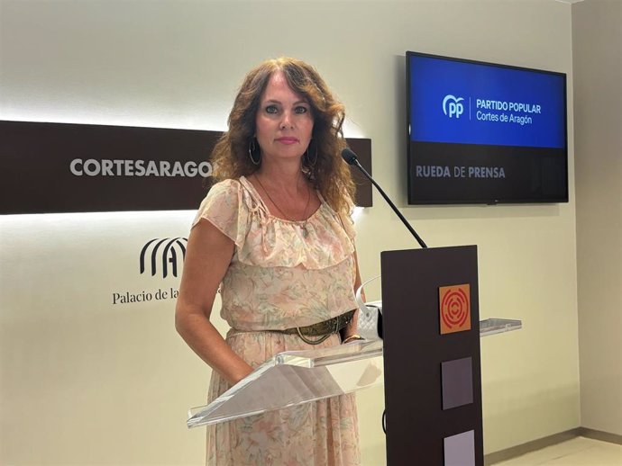 La portavoz adjunta del PP en las Cortes, Carmen Herrarte.