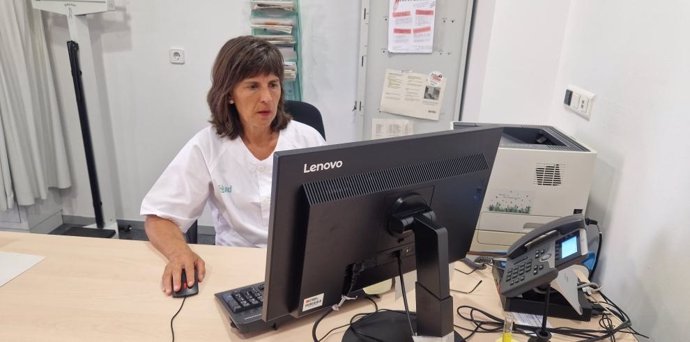 Consulta de Enfermería en el centro de salud Amparo Poch de Zaragoza