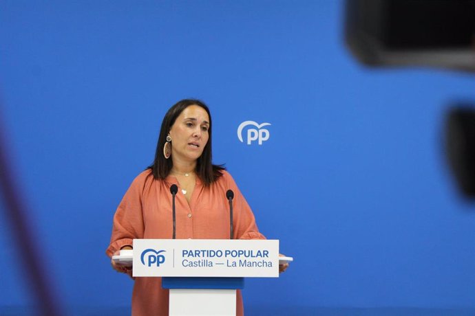 La portavoz del Partido Popular de Castilla-La Mancha, Alejandra Hernández.