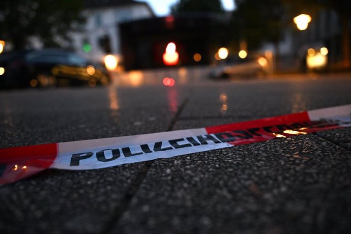 Cordon policial tras el atentado de Solingen