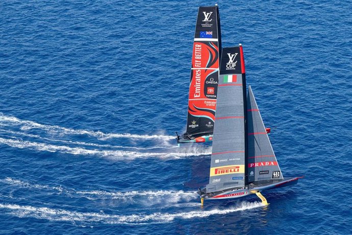 Emirates Team New Zealand y Luna Rossa Prada Pirelli en la Copa América de vela