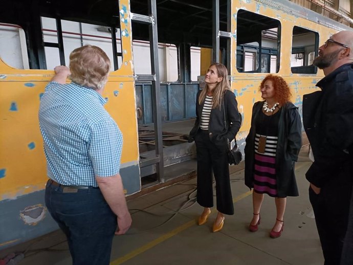 La secretaria de Estado de Energía, Sara Aagesen, durante su visita de este jueves a León