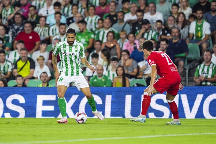 Ricardo Rodriguez of Real Betis in action during the UEFA Conference League play-off first leg, football match played between Real Betis and FC Kryvbas Kryvyi Rih at Benito Villamarin stadium on August 29, 2024, in Sevilla, Spain.