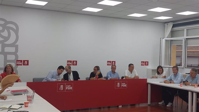 Ejecutiva Regional del PSOE Aragón.