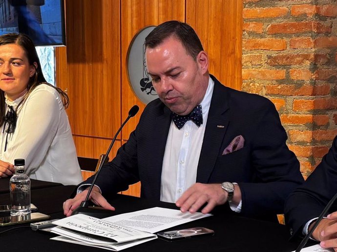 El director general de Fundos, José María Viejo, durante la rueda de prensa celebrada este viernes en Léon