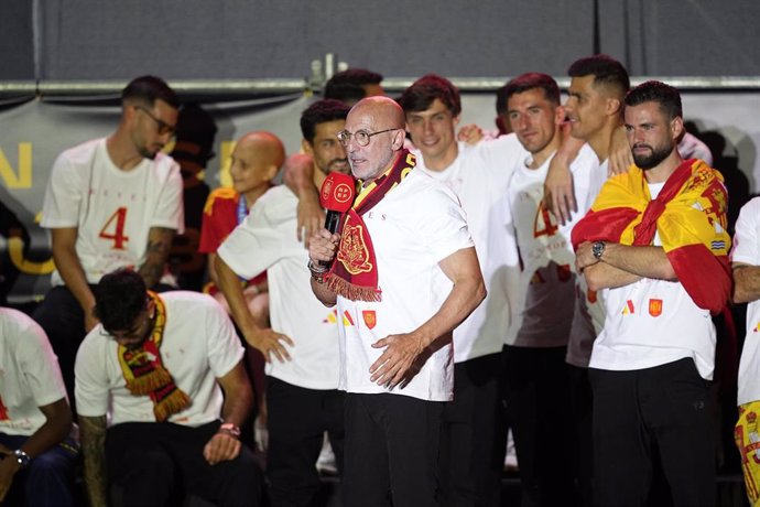 Archivo - Luis de la Fuente durante la celebración de la Eurocopa de Alemania