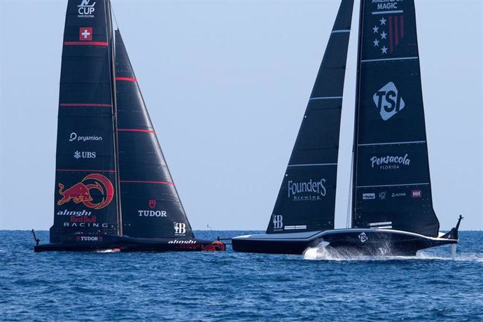 August 30, 2024. Race Day 2 of the Louis Vuitton Cup.