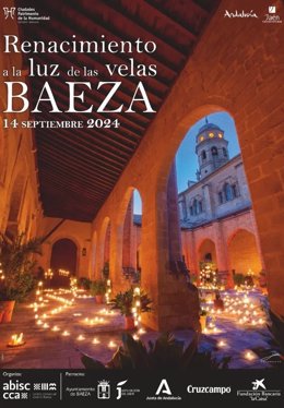 Cartel de 'Renacimiento a la luz de las velas' 2024.