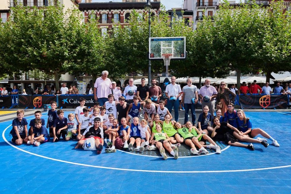Pamplona disfruta del Plaza 3x3 CaixaBank