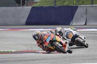 Rueda logra su primera victoria en el Mundial; abandono de García Dols en Moto2