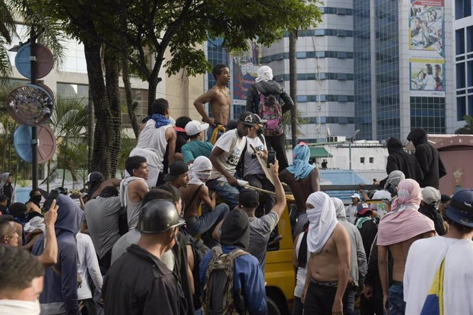 Archivo - Protestas de la oposición tras las elecciones presidenciales en Venezuela (archivo)