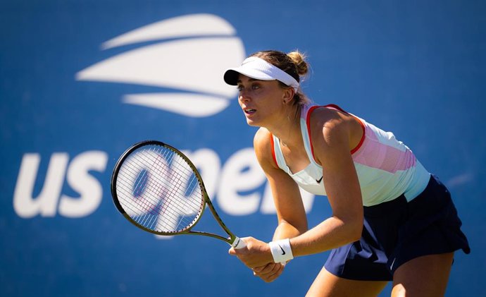 Archivo - Paula Badosa, durante un partido en el US Open.