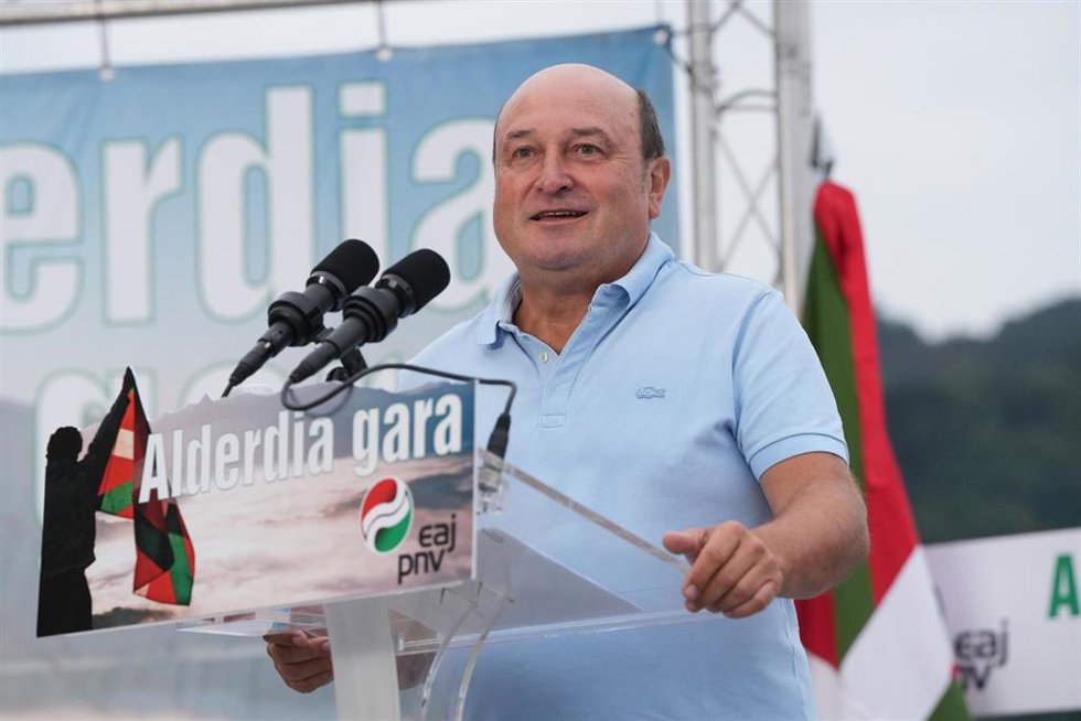 El presidente del EBB del PNV, Andoni Ortuzar