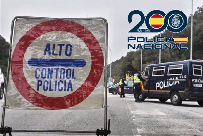 Control de la Policía Nacional.