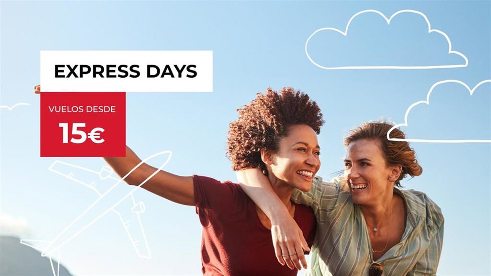 Iberia Express lanza una promoción para viajar desde 15 euros a partir de octubre.