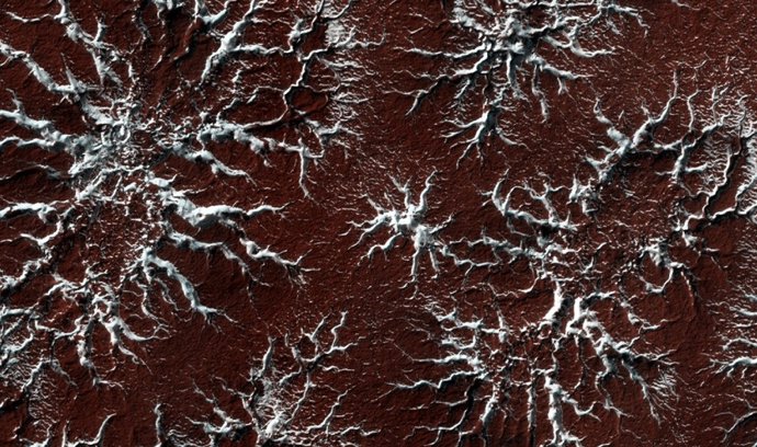 Latam.-Ciencia.-Por qué el invierno es más duro en el polo sur de Marte