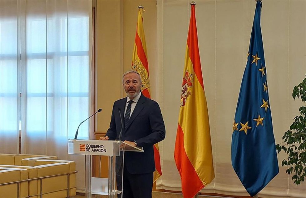 El presidente del Gobierno de Aragón, Jorge Azcón.