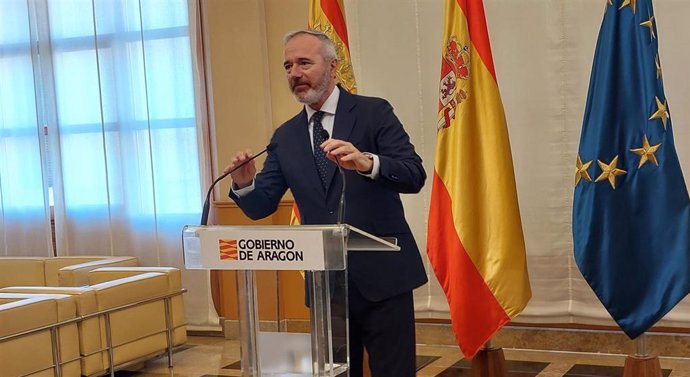 El presidente del Gobierno de Aragón, Jorge Azcón.