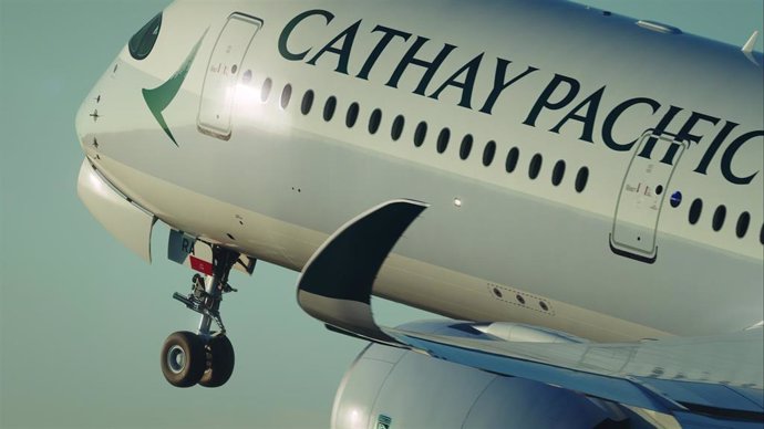 Avión A350 de Cathay Pacific.