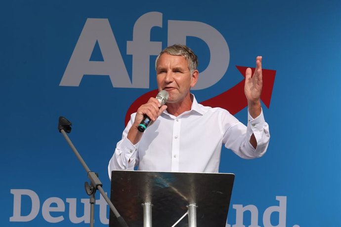 Archivo - El líder de AfD en Turingia, Bjoern Hoecke