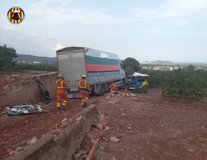 Tres muertos y cuatro heridos atropellados por un camión con problemas en frenos en Benifairó