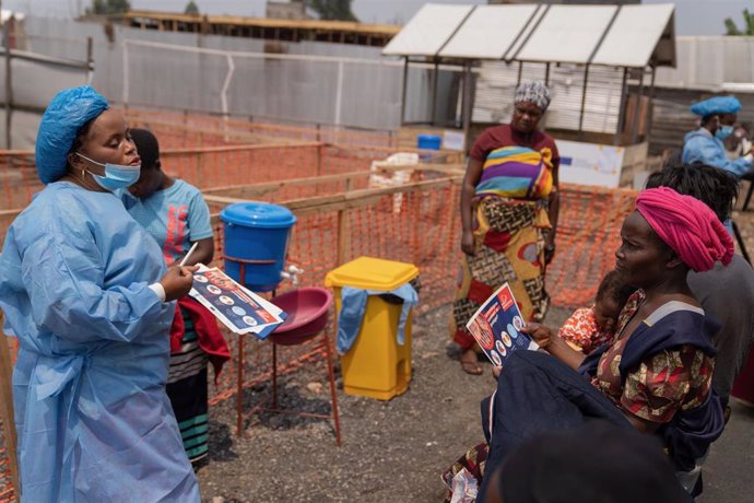 Centro de tratamiento contra mpox a las afueras de Goma, en Kivu Norte