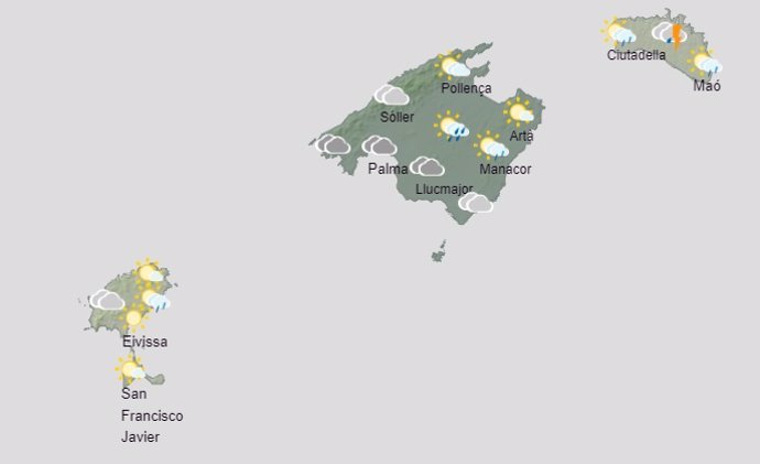 El tiempo hoy, martes 3 de septiembre, en Baleares.