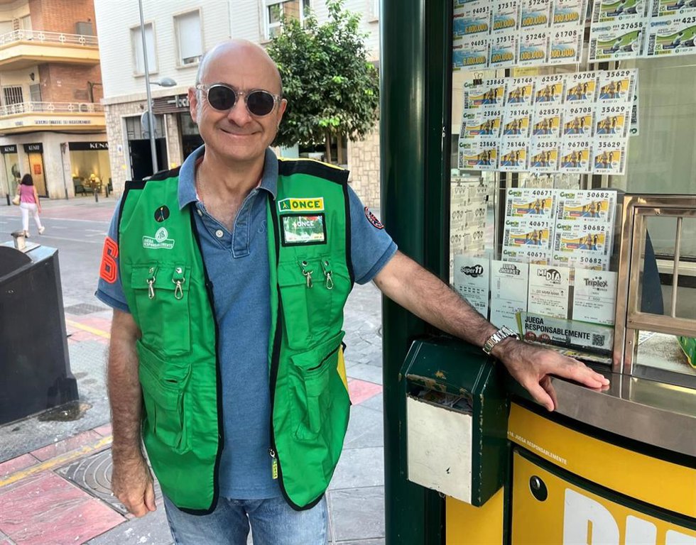 El vendedor José María Fernández en Los Remedios