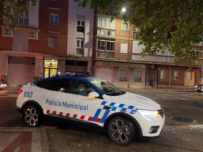 Un vehículo de la Policía Municipal de Valladolid.