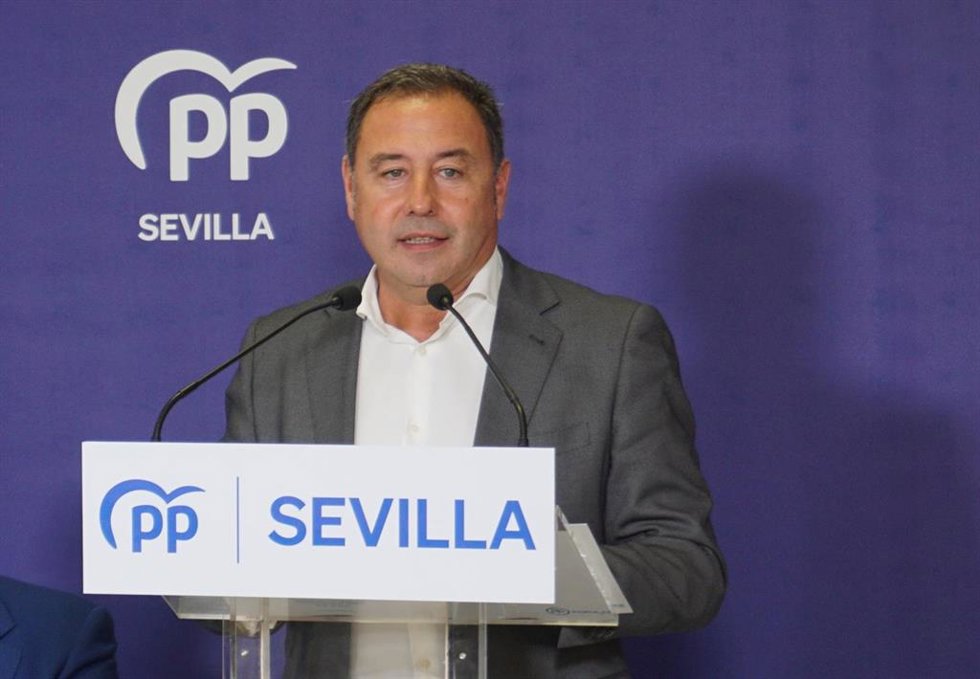 El presidente del PP de Sevilla, Ricardo Sánchez.