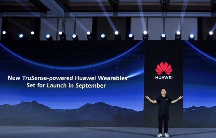 Presentación del nuevo sistema de sensores TruSense de Huawei.