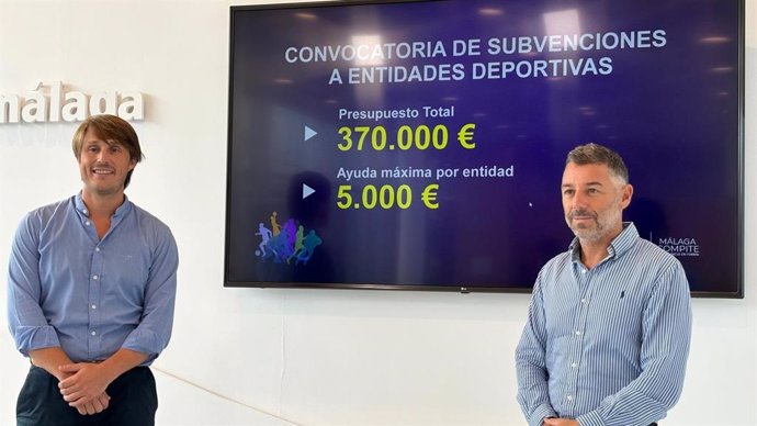 El vicepresidente y diputado de Deportes, Juan Rosas, presenta la apertura de la convocatoria de de ayudas a entidades deportivas de Málaga dotada con 370.000 euros